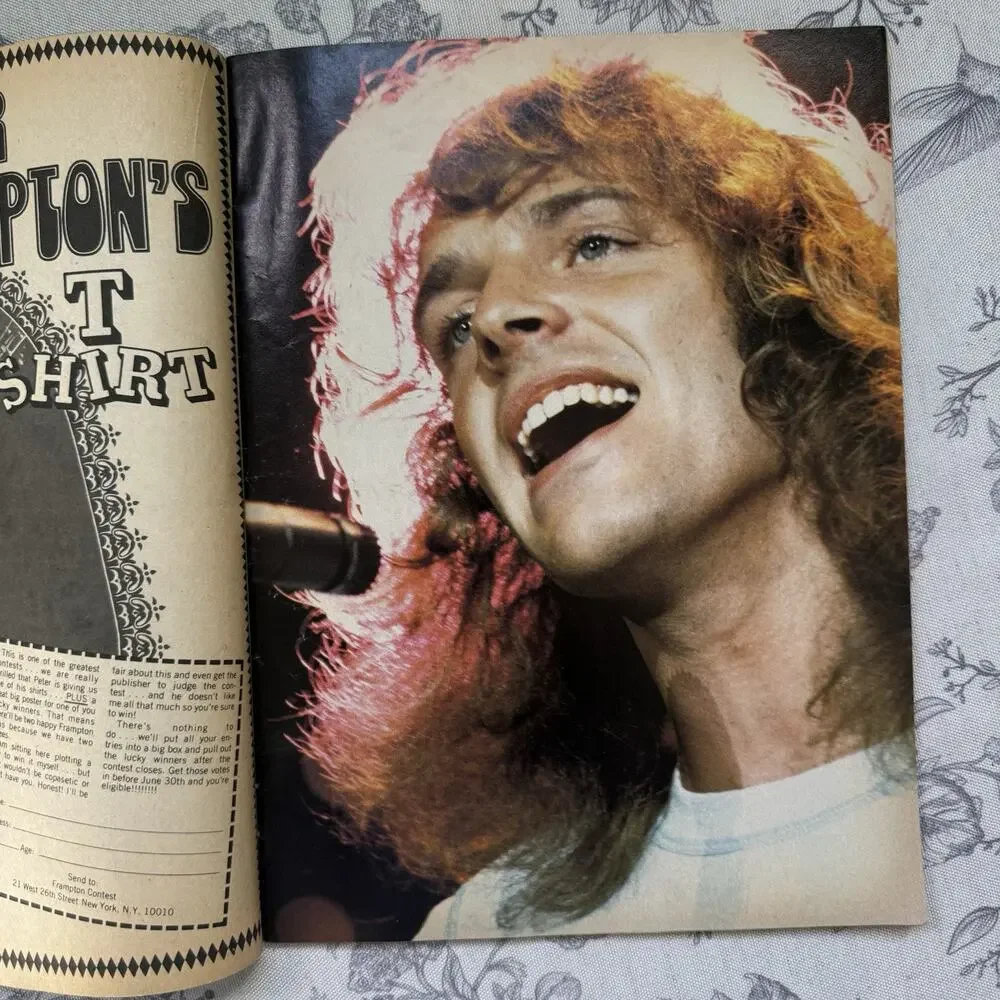 Vtg 70s Teen Bag Magazine July 1977 Henry Winkler Farrah Fawcett Peter Frampton